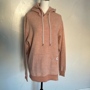 FEAT Blanketblend Pink Hoodie Long Latge